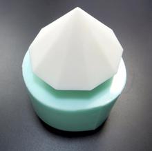 Molde de resina de silicone em forma de diamante 3d máquina tamp0046 molde para fazer joias sabonete artesanal 2024 - compre barato