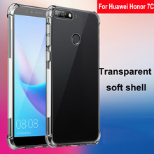 Luxury Shockproof Clear Soft Case For Huawei Honor 7C Phone Cases Silicone Back Cover For Honor 7C 7 C Honor7C LND-AL30 Shell 2024 - buy cheap