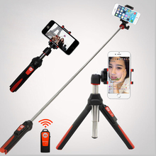 4 in 1 Wireless Bluetooth Remote Extendable Selfie Stick Monopod Mini Tripod Phone Stand Holder Mount for iPhone 8 Android Gopro 2024 - buy cheap