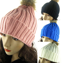 Splendid  Women Warm Braided Crochet Knitting Winter Hat Girl Beret Beanie Ball Cap Retail/Wholesale  4XSN 2024 - buy cheap