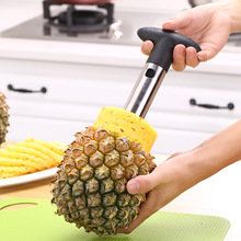 Descascador de abacaxi de uso fácil, acessórios de aço inoxidável, cortador de abacaxi, faca de frutas, fatiador, ferramentas de cozinha, 1 peça 2024 - compre barato