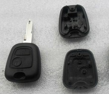 Funda de 2 botones para mando a distancia, cubierta para Peugeot 106, 206, 306, 406, envío gratis 2024 - compra barato
