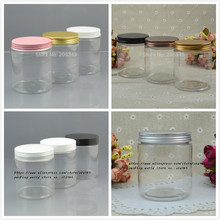 250G transparent plastic PET bottle/jar/pot few color lid for essence/cream/mask gel/moisturizer/wax skin care cosmetic packing 2024 - buy cheap