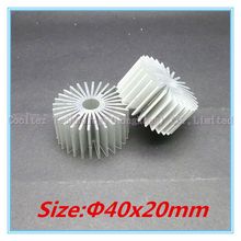 (50pcs/lot) High quality  40x20mm LED Aluminum heatsink radiator  heat sink 2024 - buy cheap