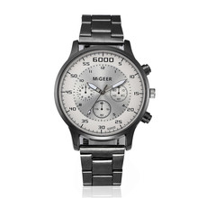 Crystal Men's Business Stainless Steel Bracelet Watch Analog Quartz Wrist Watches top brand luxury relojes hombre saat erkekler 2024 - buy cheap