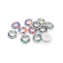 Botão de costura de resina s1048 13mm, botão redondo colorido de 4 buracos com 100 peças 2024 - compre barato