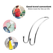 1Pc Metal Clips Car Seat Hook Auto Headrest Hanger Bag Car Bag Storage Bag Cloth Bag Fixing Stowing Tidying 2024 - buy cheap