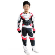Kid The Avengers 4 muscle Endgame Quantum Realm Cosplay Costume jumpsuit for boys superhero clothes children clothing 2024 - buy cheap