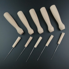 Handle Holder Wooden Felting Needle DIY Tool For Creative Craft Poke Wooden + Metal Felting needles Handworking Tool Accessories 2024 - buy cheap