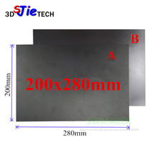 A+B 200*280mm Magnetic Print Bed Tape square Print Sticker Build Plate Tape FlexPlate PLA DIY 3D Printer 2024 - buy cheap