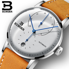 BINGER Men Watch Automatic Mechanical Mens Watches Male Japan Movement Sapphire White Clock relogio masculino 2018 2024 - buy cheap