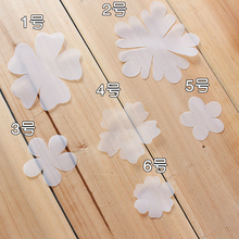200Pcs/Lot Organza White DIY Handmade 3D Lace Patch Laser Flower Wedding Dress Veil Headwear Materials Decoration 2024 - buy cheap