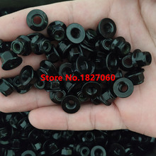 Nylon Flange Lock Nuts M3 M4 M5 M6 M8 Steel with Black zinc Flange Nylon Insert Lock Nut Nuts Anti Slip Locknut 2024 - buy cheap