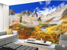 Papel pintado con paisaje natural personalizado, colorido paisaje de montaña, mural fotográfico 3D para sala de estar, dormitorio, restaurante, papel tapiz de pared 2024 - compra barato