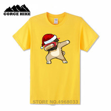 Camiseta de unicórnio/gato/pug/panda, camisetas fofas, dab, pug, babador, natal, 2 camisetas, stranger things, camiseta 2024 - compre barato