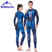 WildSurfer 3mm SCR Neoprene Wetsuits Women One-piece Dive Skins Spearfishing Camouflage Couple Wetsuit Men Swim Diving Suit W128 2024 - buy cheap