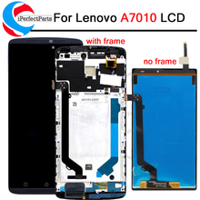 Display lcd para smartphone, tela sensível ao toque, peça de reposição para lenovo a7010 2024 - compre barato