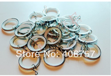 Top quality  metal Mute curtain rings for 19/22/25/28 mm diameter curtain rods by Eco-friendly plating  factory wholesale price 2024 - buy cheap