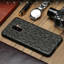 Natural Leather Phone Case for Samsung Galaxy S20 Ultra s10 S7 S8 S9 plus Note 10 plus 9 8 a50 a70 A51 360 Full protective cover 2024 - buy cheap