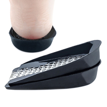 1 Pair Women Men Heel Pad Insoles Cushion Shock Absorption Relief Foot Pain Soft Inserts Heel Cup Height Increase 2024 - buy cheap