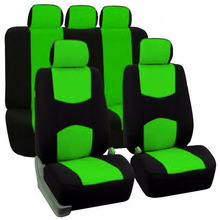 Full Set Universal Auto Seat Cover 9PCS Fit Most Styling Car Seat Covers Car Interior protctor Ventilation and dust 2017 2024 - buy cheap