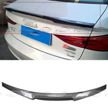  Car Styling Carbon Fiber Rear Wing Trunk Lip Boot Spoiler Splitter for Audi A3 S3 8V Sedan 2014-2015 2024 - buy cheap