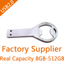 New Creative Bottle Opener Cle USB Flash Drive 1TB 2TB Hot Sale Genuine 8GB-512GB Usb 2.0 Memory Flash Stick Pen Drive 16GB 64GB 2024 - buy cheap