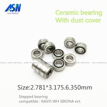 KAVO compatible handpiece bearing dental bearings ceramic balls with dust cover 10pcs stepped bearing 2024 - buy cheap