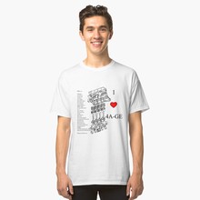 Camiseta con estampado de I Love 4Age para hombre, camisa con Motor de 20V, 4A-Ge, Top Toyo Corolla Levin Trueno, moda de verano 2019 2024 - compra barato