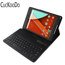 CucKooDo Ultra Slim Shell Stand PU Leather Case With Romovable Bluetooth Keyboard For 8.9" HTC Google Nexus 9 Android Tablet 2024 - buy cheap