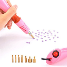 Fast Heated!Best Hotfix Rhinestone Applicator! Purple/Pink Iron-on Hot Fix Wand Heat-fix Tool Super tool and Rhinestones crystal 2024 - buy cheap