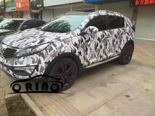 Black White Gray Camouflage Vinyl Car Wrap Foil with Air Release DIY Styling Car Decal Sticker Wrapping 2024 - buy cheap