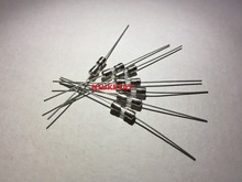 NIUKETAT 100pcs 3.6*10mm T0.5A 250V slow Axial fuse Glass Tube with lead wire 3.6*10 T0.5A 250V slow fuse New and original 2024 - buy cheap
