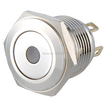 10 Pieces 16mm Short Body LED Momentary Normal Open Dot Illuminated Metal Pushbutton Switch 2024 - buy cheap