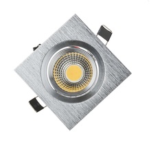1X Dimmabel COB светодиодный квадратный потолочный Точечный светильник 3 Вт 6 Вт 9 Вт встраиваемый светильник AC85-265V Холодный/теплый белый светильник Led 2024 - купить недорого