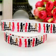 7/8'' Free shipping cowgirl printed grosgrain ribbon hair bow headwear party decoration wholesale OEM 22mm H5513 2024 - buy cheap