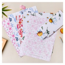 9 Pcs/Set 3 Envelopes+6 Sheets Letter Paper Novelty Flower Leaf Series Envelope Gift Stationery 2024 - buy cheap