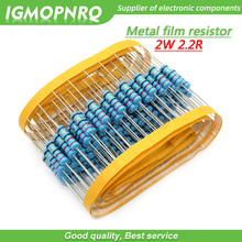 Resistencia de película metálica IGMOPNRQ, 20 unidades, 2,2 ohm, 2W, 2.2R, 2R2 2024 - compra barato