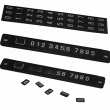 Universal Car Styling Black Magnetic Temporary Car Parking Card Phone Number Card Plate Sucker Car Sticker With A Number Sheet 2024 - buy cheap