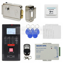 DIYSECUR-tarjeta de identificación de cerradura eléctrica, lector RFID de 125KHz, contraseña, teclado, sistema de Control de puerta, Kit para oficina/casa 2024 - compra barato