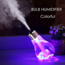 Bulb Humidifier 400ml Large Capacity Desktop Art Air Humidifier Colorful Night Light USB Diffuser Mini Purifier 2024 - buy cheap