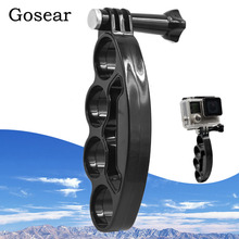 Gosear-Soporte de agarre de dedo para selfi, monopié para Gopro Hero 5 4 3 2 Xiaomi Yi 2 II 4 K SJ Cam SJ5000 SJ6000 Eken H9 2024 - compra barato