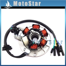 Магнитный статор двигателя с светильник, для китайского YX 140cc Pit Dirt Motorcycle PitsterPro Stomp Thumpstar SDG Apollo Motorcycle 2024 - купить недорого