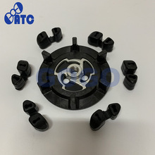 auto air ac compressor clutch hub + rubber for 5SE09C 5SL12C 5SEU12C 6SEU14C 6SEU17C 7SEU17C 2024 - buy cheap