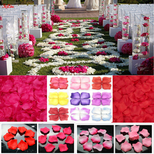 Flores artificiales de seda y pétalos de rosa para decoración de bodas, flores decorativas y coronas, 500/1000/3000 piezas, 6Z, novedad 2024 - compra barato