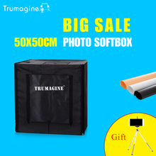 TRUMAGINE 50*50*50CM Photo Studio Softbox Lightbox Light Tent Photograghy Soft Box Kit For Camera DSLR 2024 - buy cheap