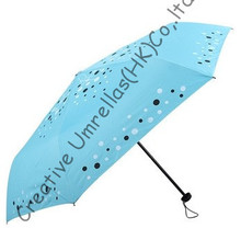 Envío Gratis, 6 k paraguas de bolsillo de fibra de vidrio, tres paraguas plegables, abierto a mano, a prueba de viento, protección UV, supermini, paraguas de bolsillo 2024 - compra barato