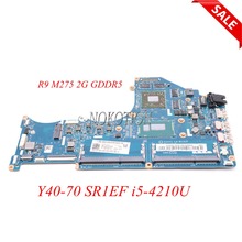 NOKOTION 5B20F78648  ZIVY1 LA-B131P Main board For lenovo Y40-70 14" laptop motherboard SR1EF i5-4210U  Radeon R9 M275 2G GDDR5 2024 - buy cheap