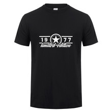 Camiseta de algodón para hombre, camisa de manga corta con cuello redondo, edición limitada, regalo de cumpleaños, OZ-251, 1977 2024 - compra barato