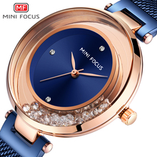 MINIFOCUS Luxury Brand Woman Watch 2019 Dress Diamond Bracelet Ladies Watches Rose Gold Wrist Watch Girl Gift relogio feminino 2024 - buy cheap